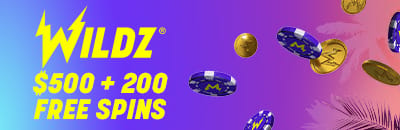 Wildz Casino bonus codes